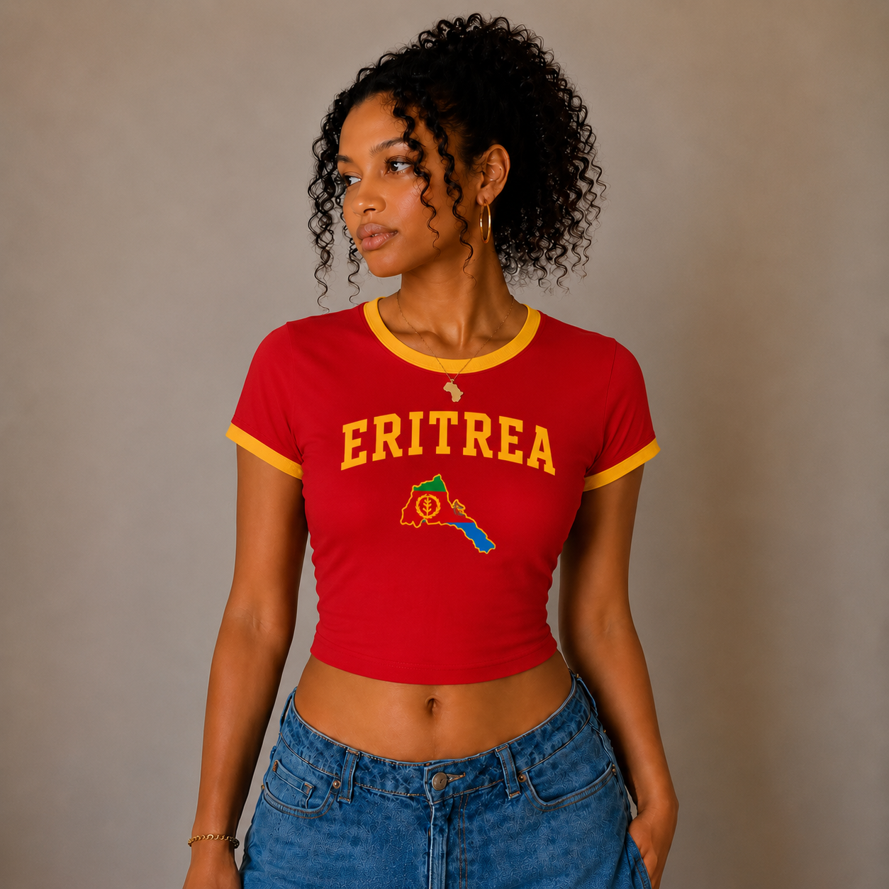 Eritrea Baby Tee (Embroidered)