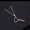 Eritrean Map Necklace
