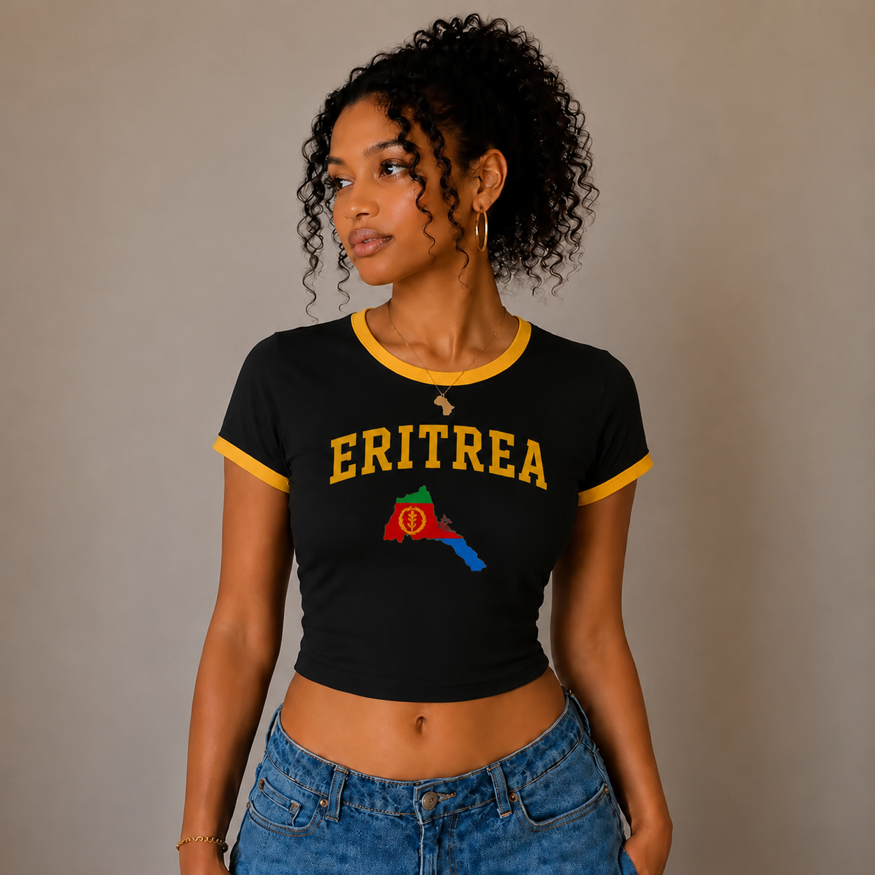 Eritrea Baby Tee (Embroidered)