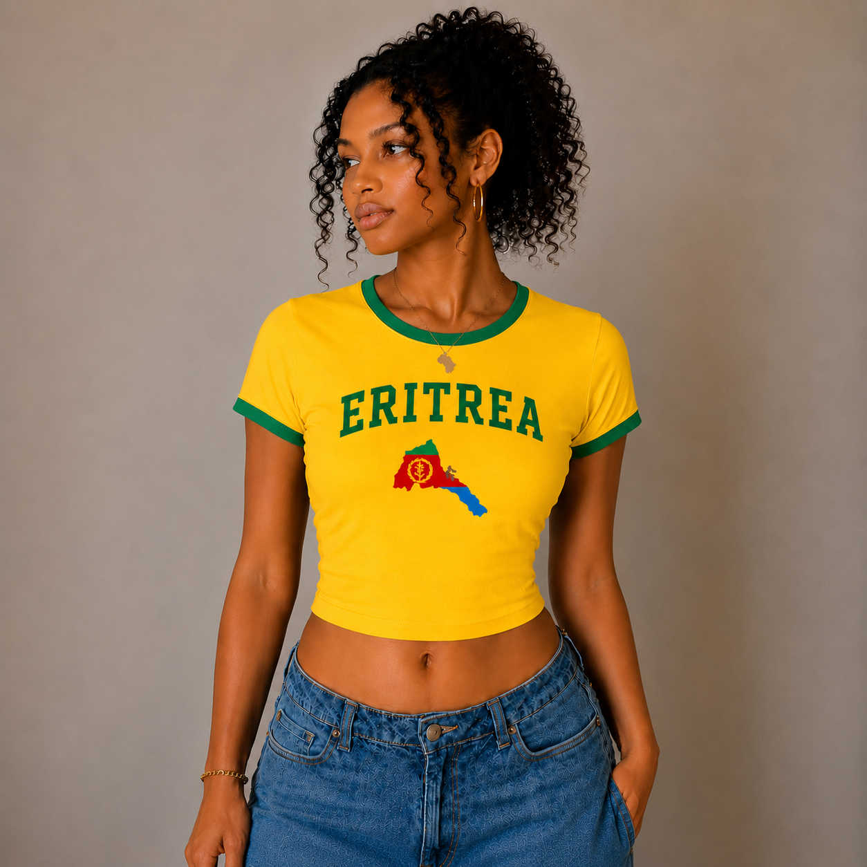Eritrea Baby Tee (Embroidered)