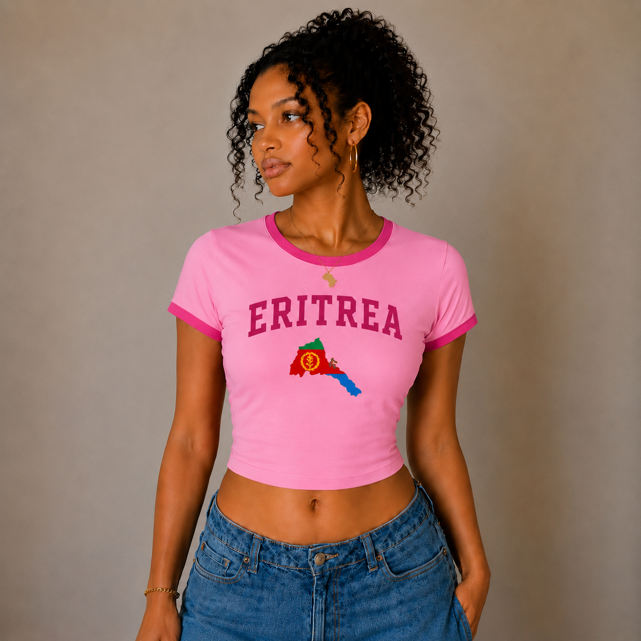 Eritrea Baby Tee (Embroidered)