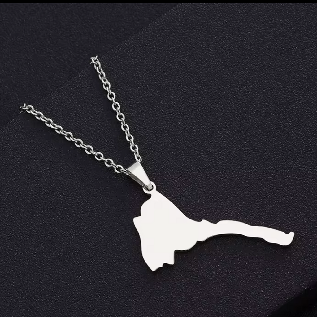 Eritrean map Necklace