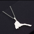 Eritrean map Necklace