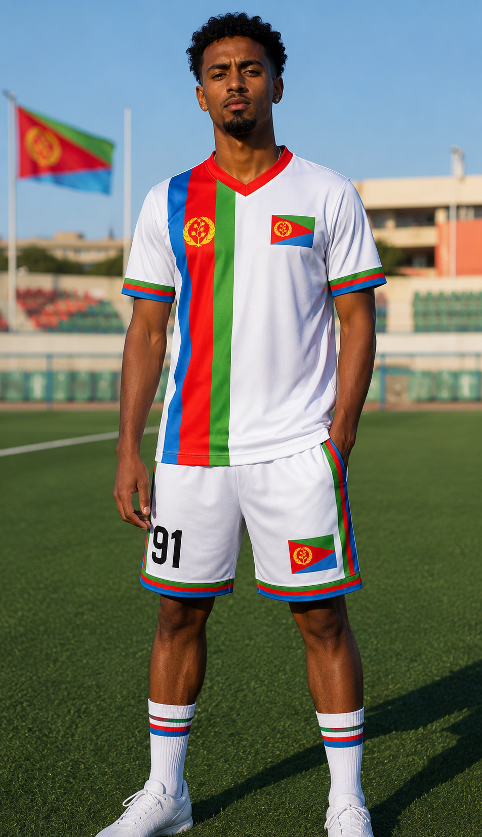 Adults Unisex Eritrean Jersey (shorts/shirt)