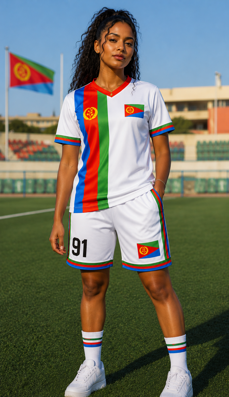 Adults Unisex Eritrean Jersey (shorts/shirt)